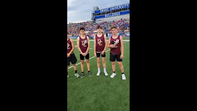 5-18-23 9th Place Finish for 4x800 Da...