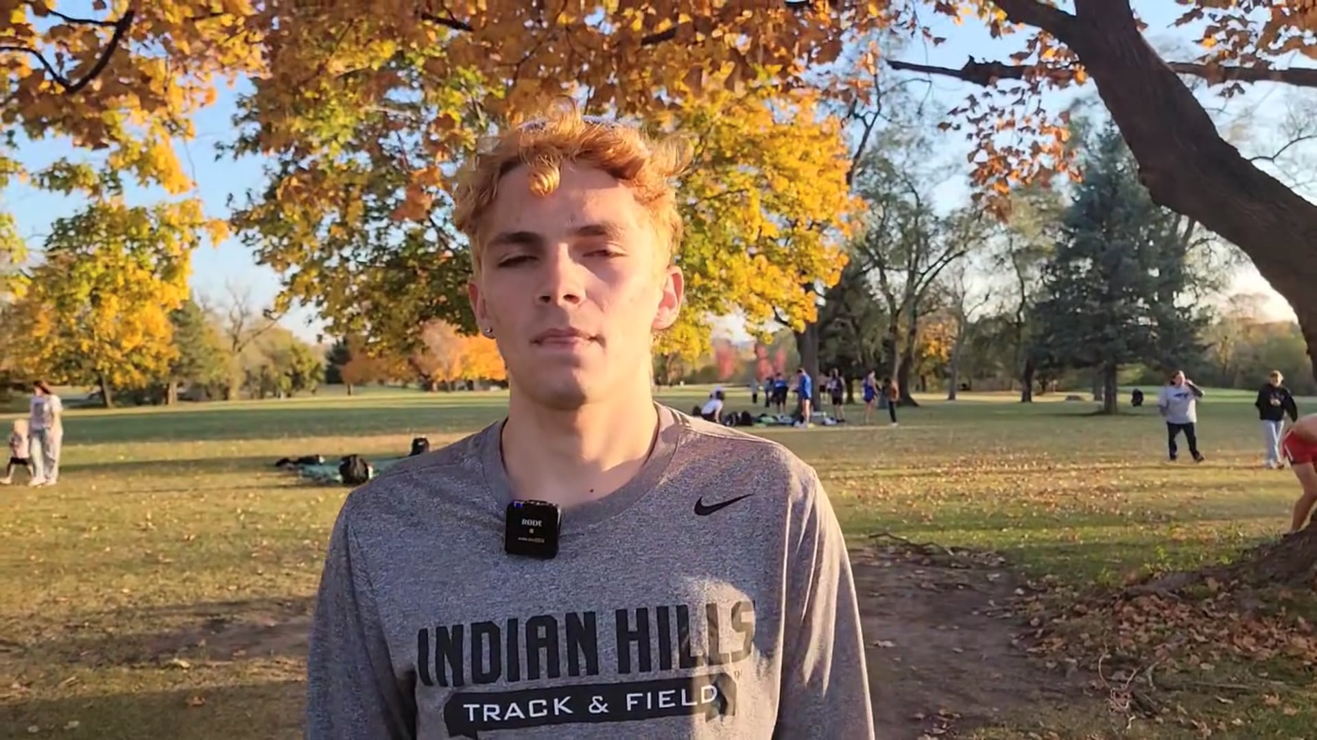 NJCAA Region XI Championship 10-25-24 IHCC XC Interview with Damien Sprouse