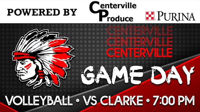Centerville Volleyball vs Clarke 9-22-20