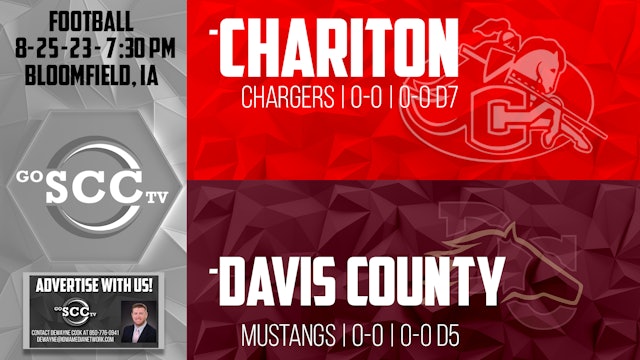 Davis County Football vs Chariton 8-25-23