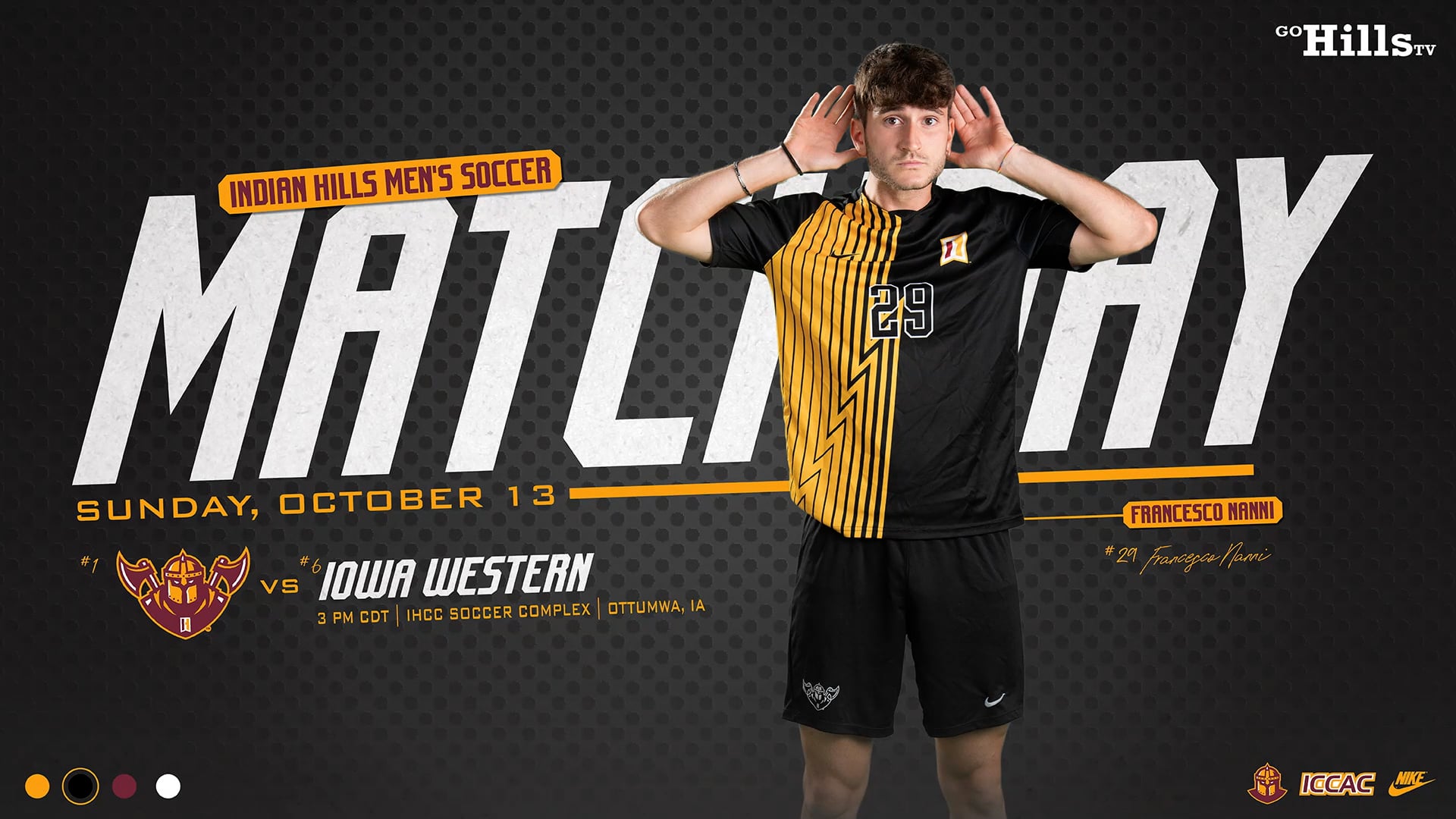 10-13-24 IHCC Men's Soccer vs Iowa Western