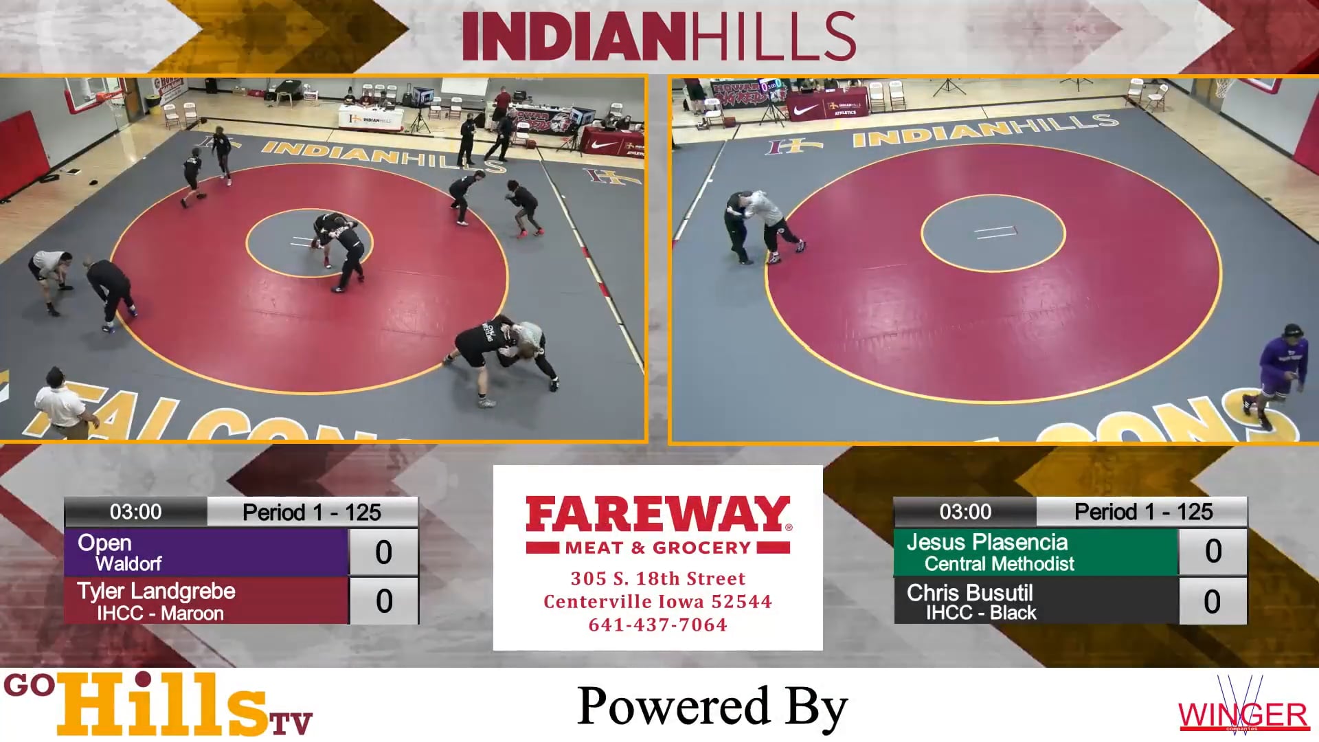 9-7-20 IHCC Men's Wrestling Dual Exhibition