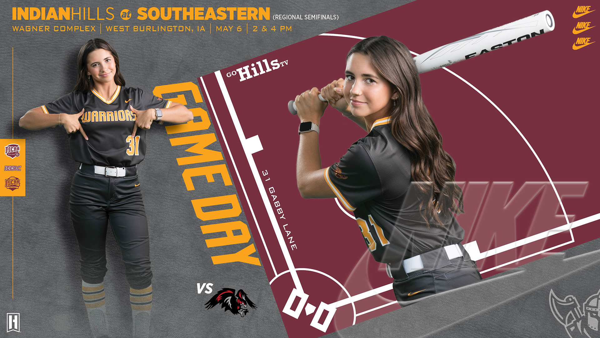 NJCAA Region XI Tournament IHCC Softball @ Southeastern Game 2 5-6-26