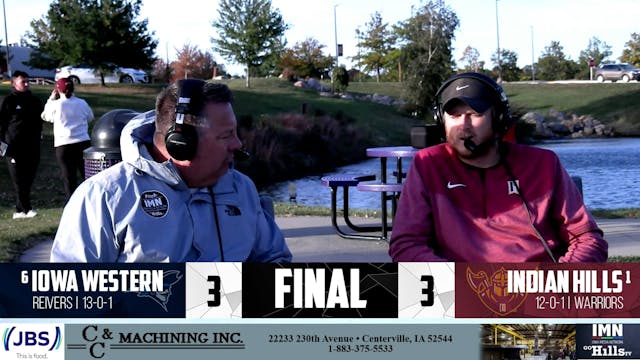 10-13-24 IHCC Men's Soccer vs Iowa We...