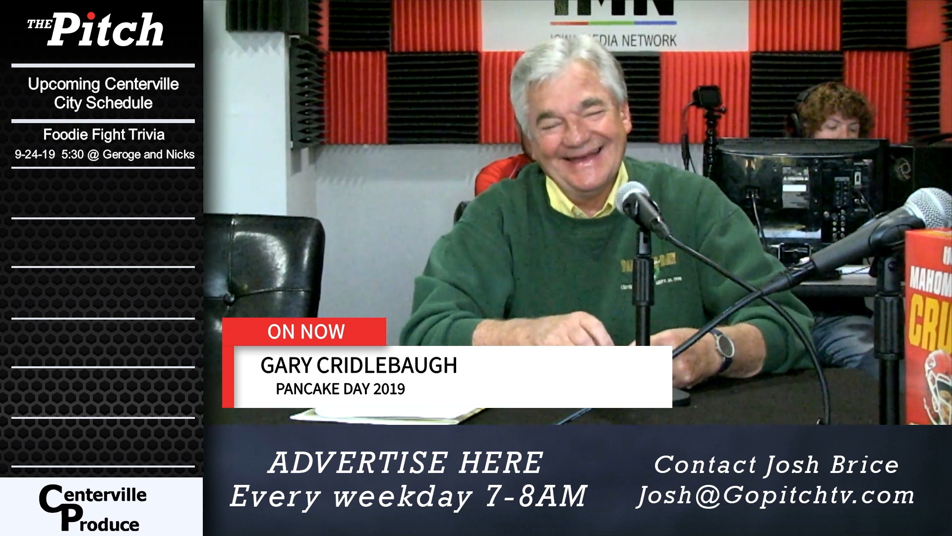 Gary Cridlebaugh on Pancake Day