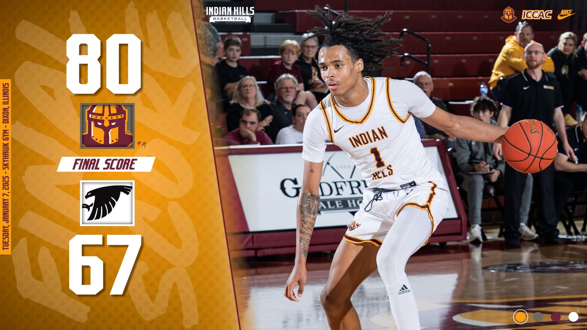 1-7-25 IHCC Men's Basketball @ Sauk Valley Post Game Interview