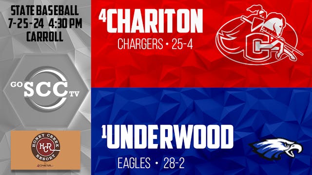 STATE - Chariton Baseball vs Underwoo...