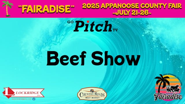 Beef Show - Appanoose County Fair 202...