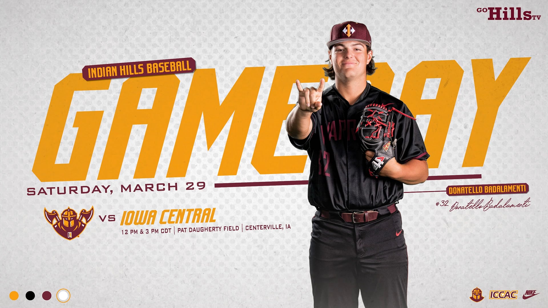 3-29-25 IHCC Baseball vs Iowa Central Game 2