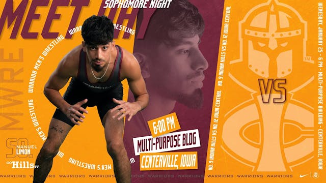1-25-23 IHCC Men's Wrestling vs Iowa ...