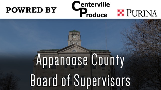 Appanoose County Board of Supervisors 5-9-22