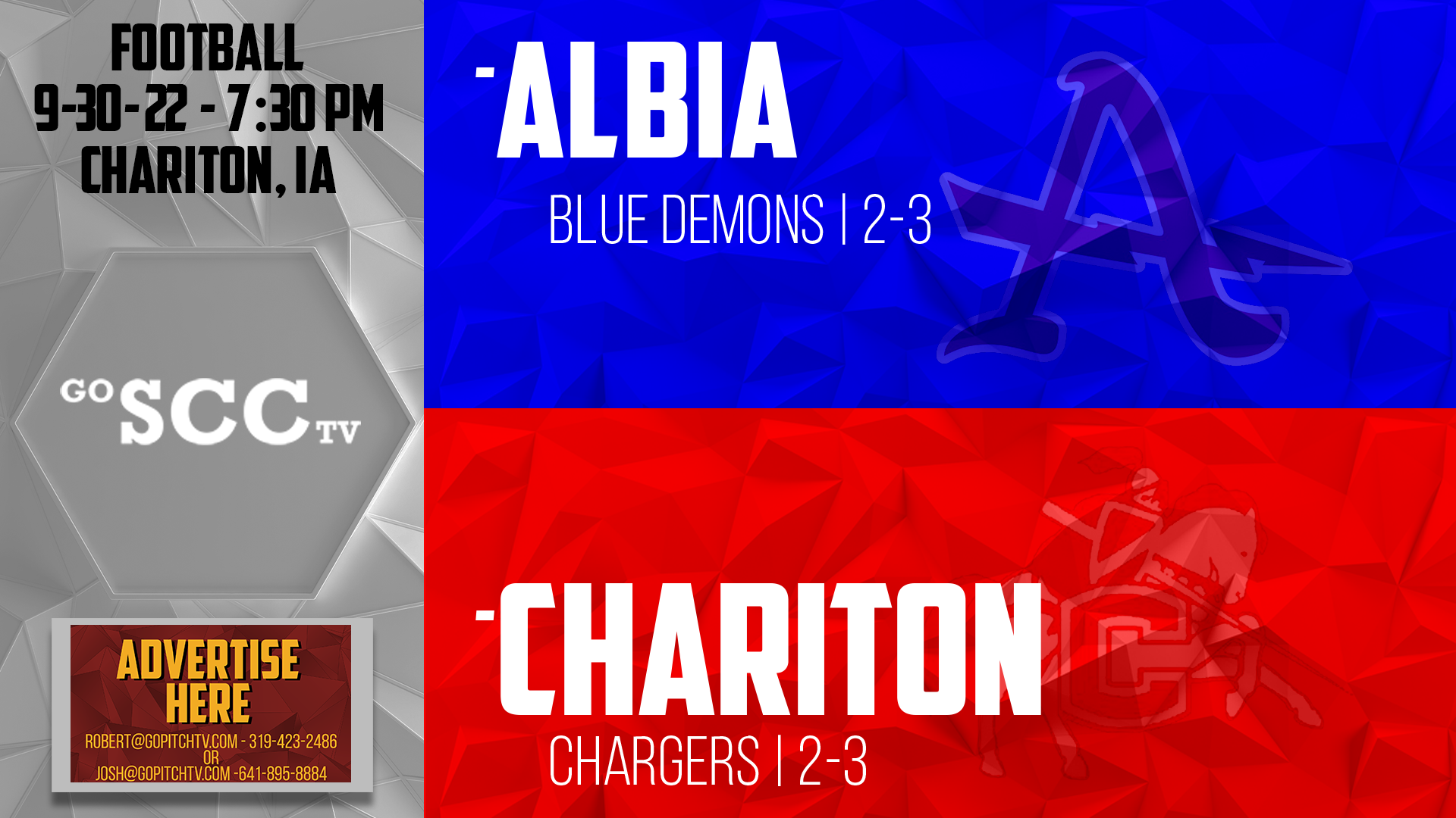 Chariton Football vs Albia 9-30-22