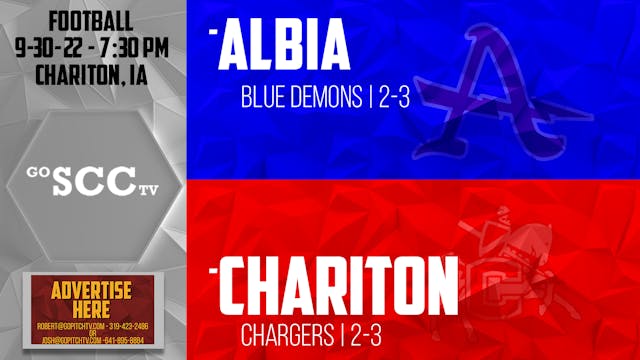 Chariton Football vs Albia 9-30-22