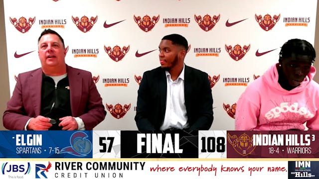 1-31-25 IHCC Men's Basketball vs Elgi...