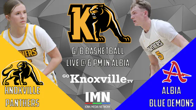 Knoxville at Albia Girls Basketball 2...