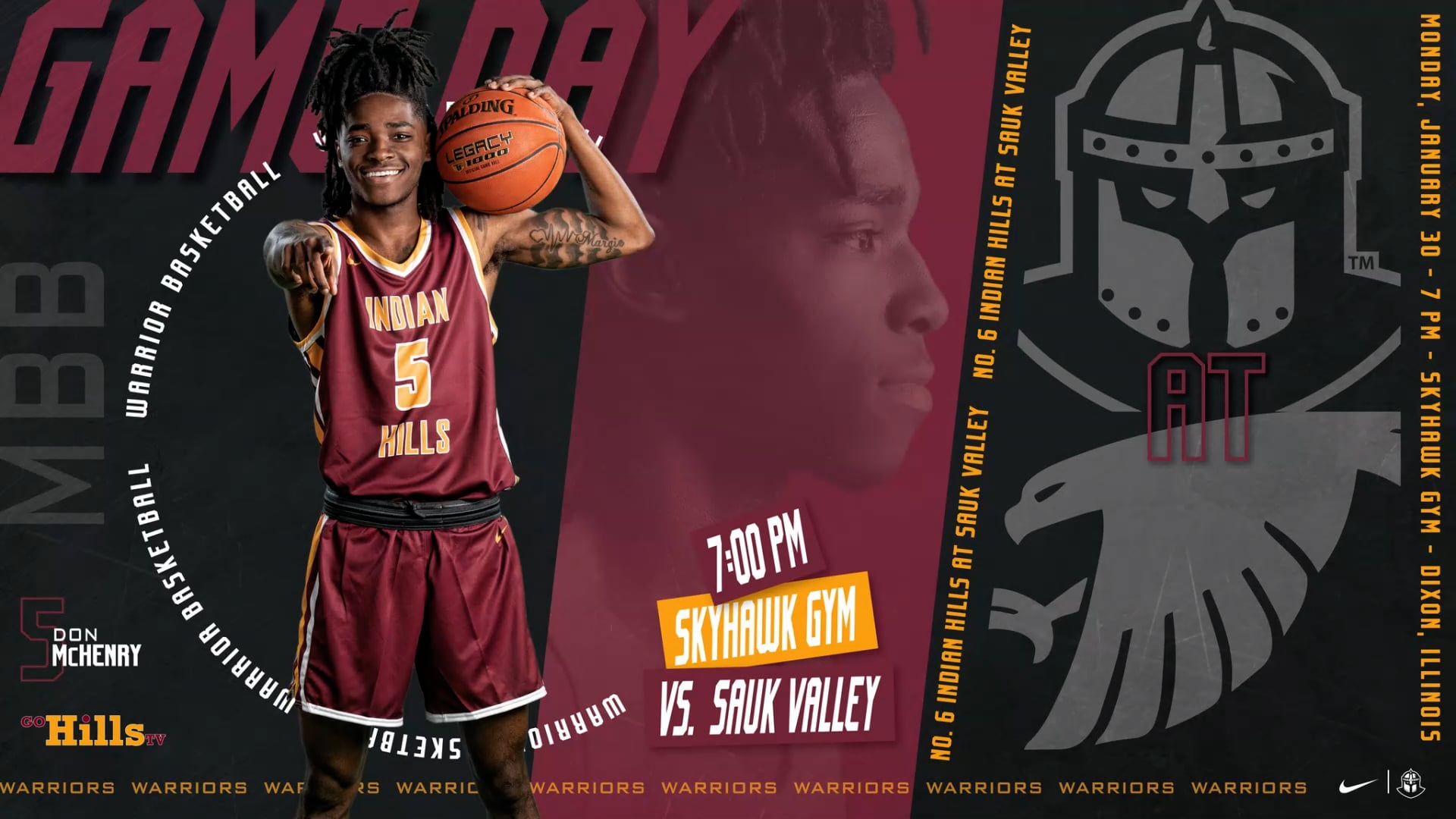 1-30-23 IHCC Men's Basketball @ Sauk Valley