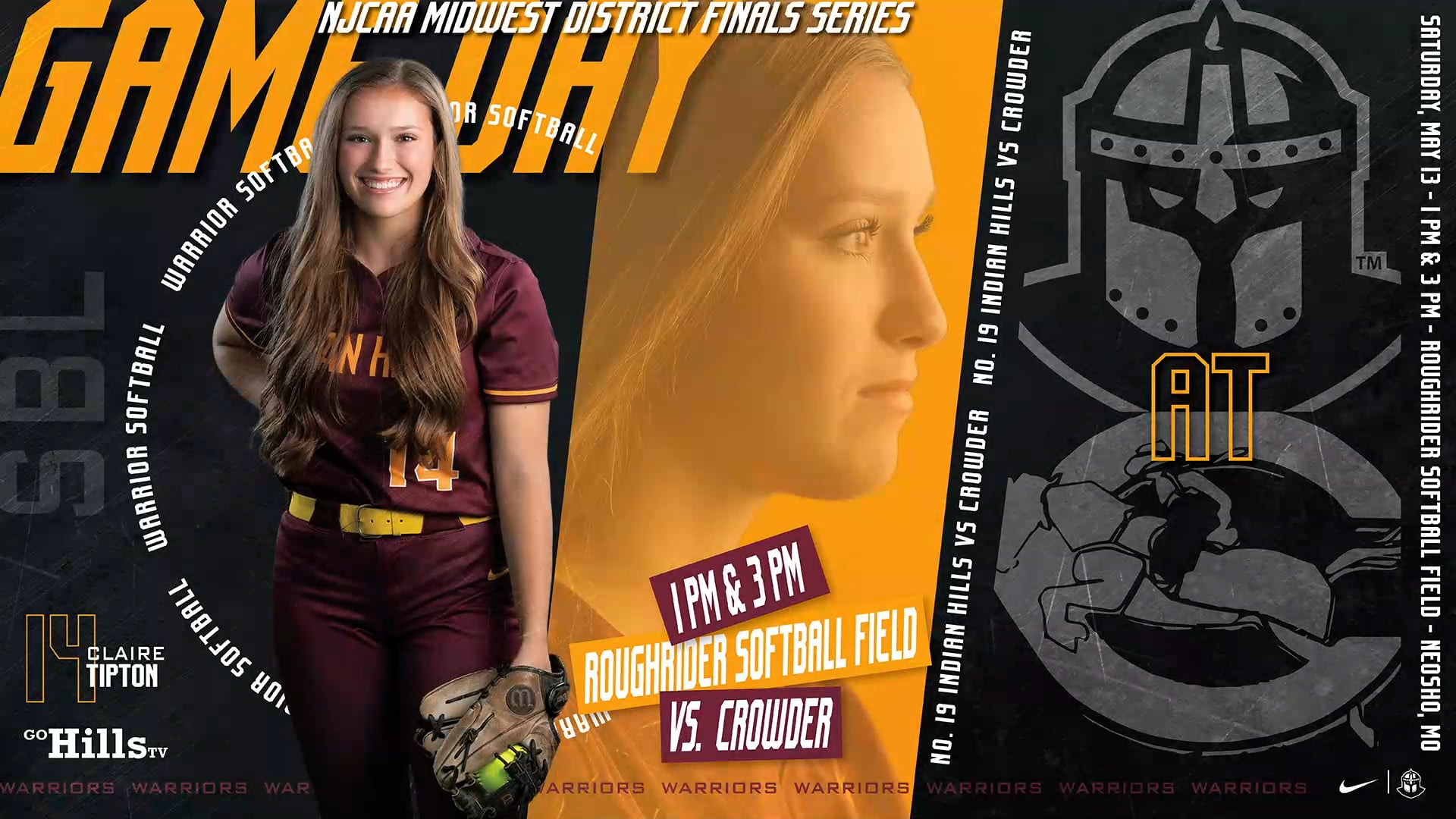 NJCAA Midwest District Tournament 5-13-23 IHCC Softball vs Crowder Game 1
