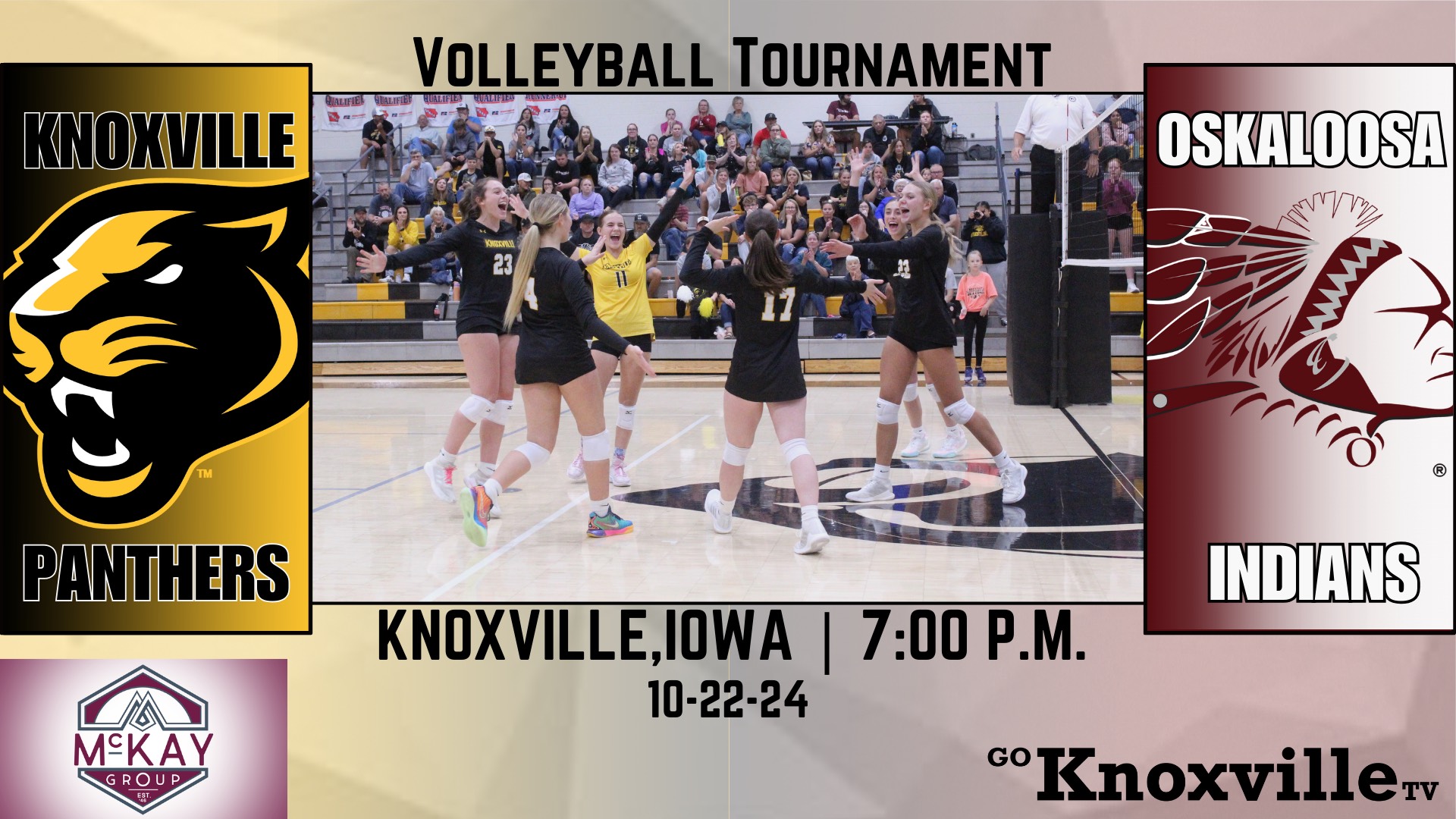 Knoxville Volleyball vs Oskaloosa POST SEASON 10-22-24