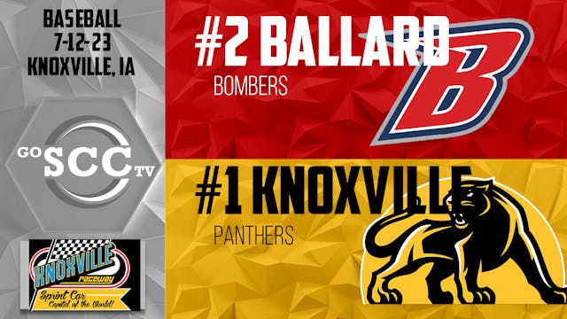 Knoxville Baseball vs Ballard Substat...