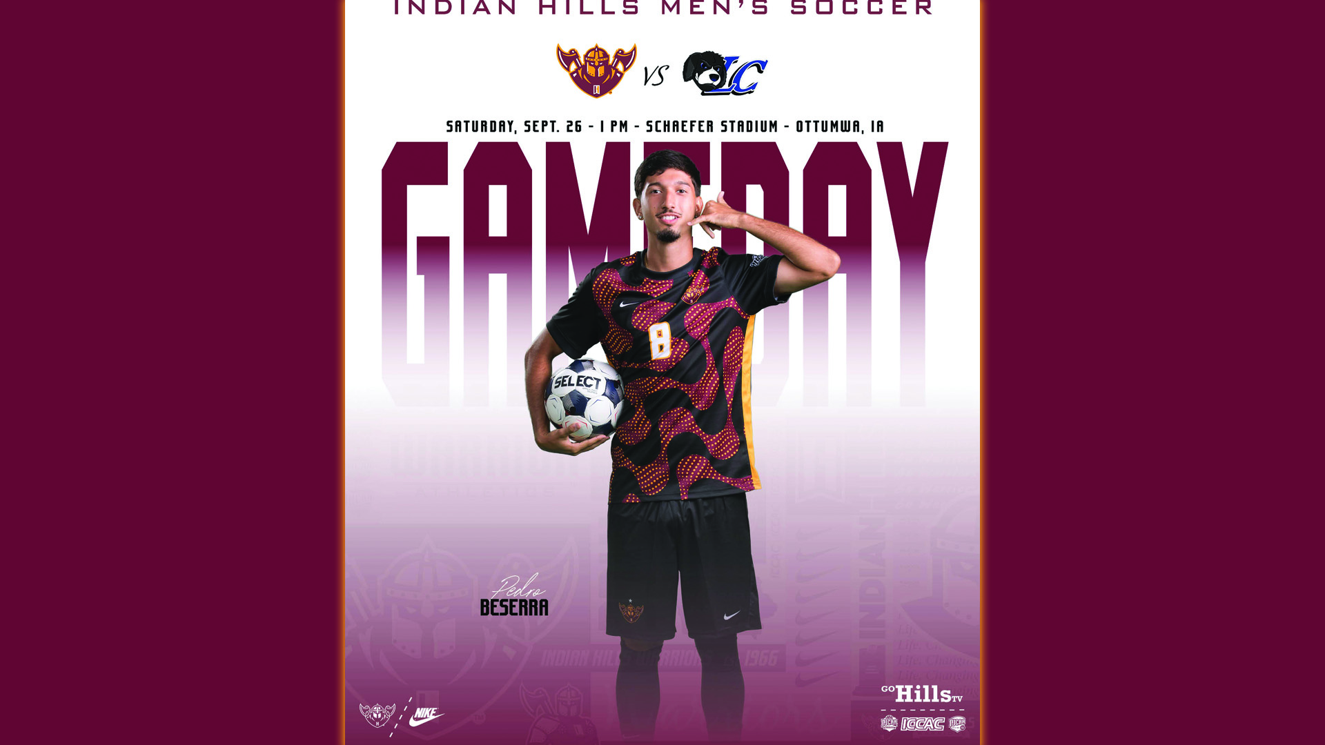 IHCC Men's Soccer vs Lewis & Clark 9-26-26