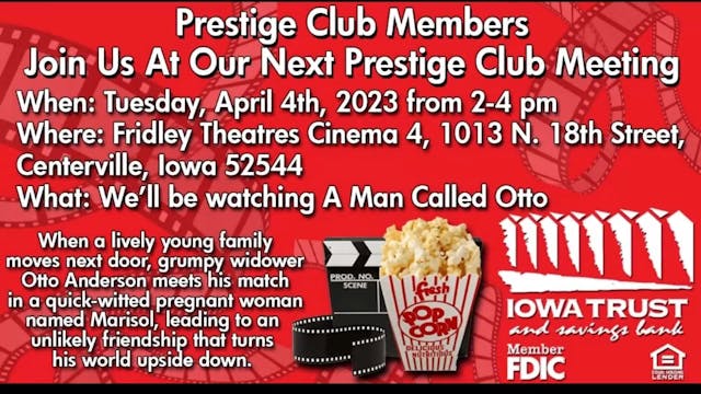 Iowa Trust Prestige Club Meeting