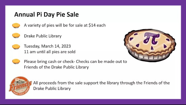 Annual Pi Day Sale