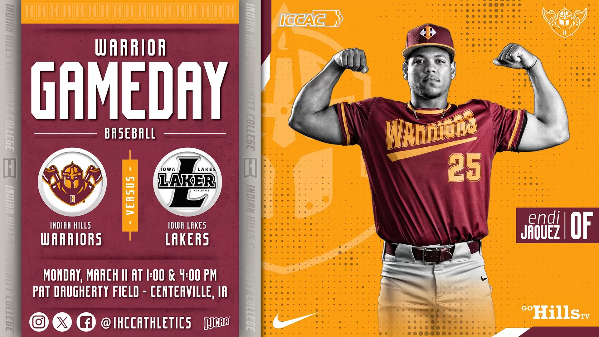 3-11-24 IHCC Baseball vs Iowa Lakes Game 2