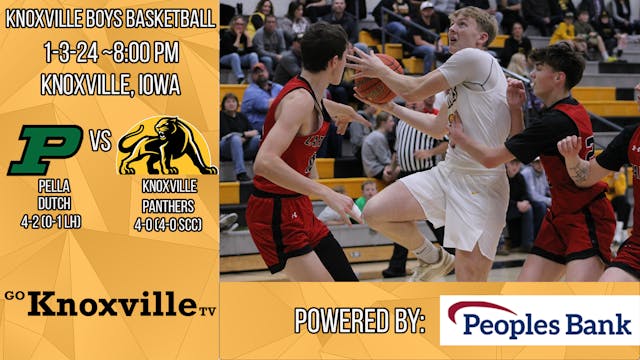 Knoxville Boys Basketball vs Pella 1-...