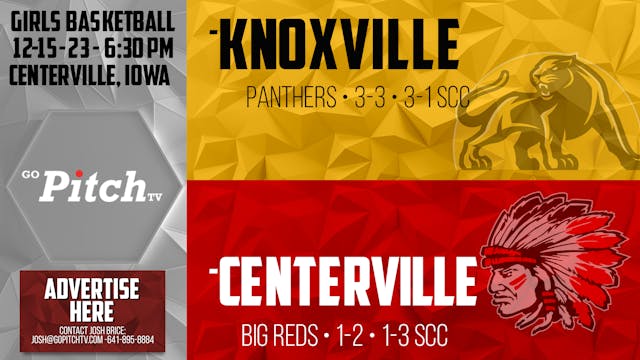 Centerville Girls Basketball vs Knoxv...