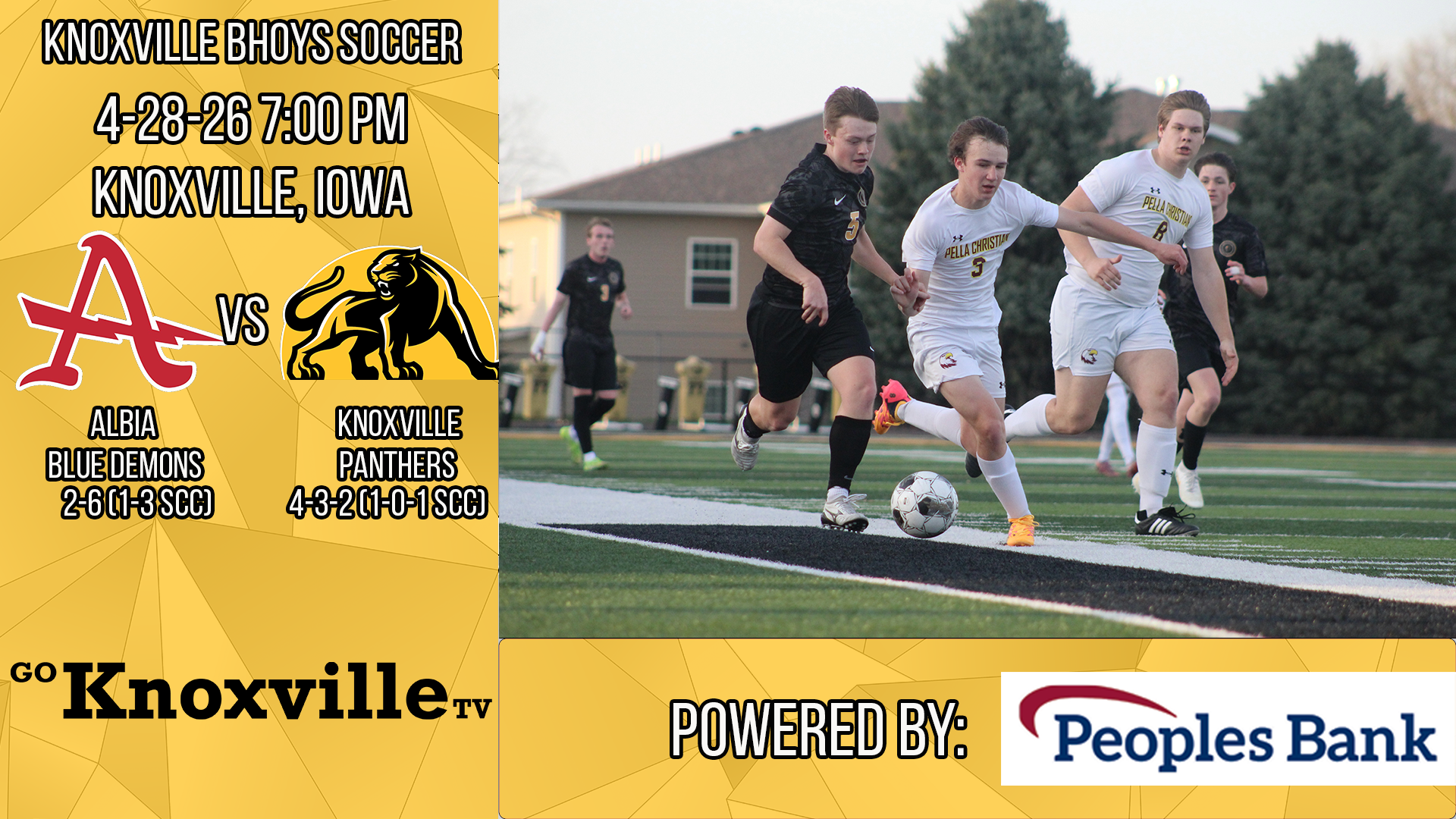 Knoxville vs Albia Boys Soccer 4-28-26