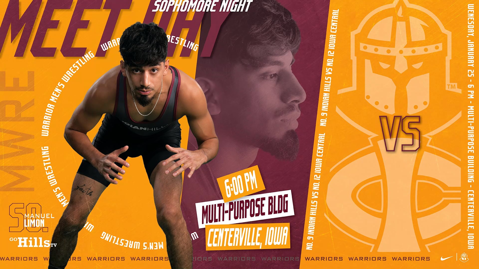 1-25-23 #1 IHCC Women's Wrestling vs #5 Iowa Central