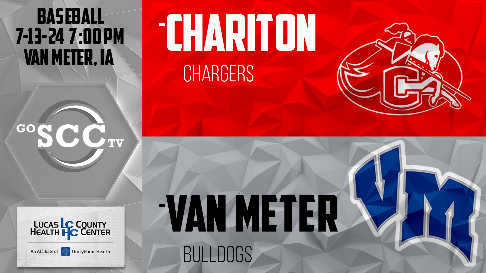 Chariton Baseball at Van Meter 7-13-24 Post Season