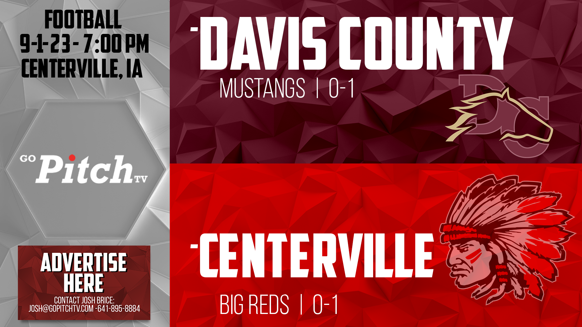 Centerville Football vs Davis County 9-1-23