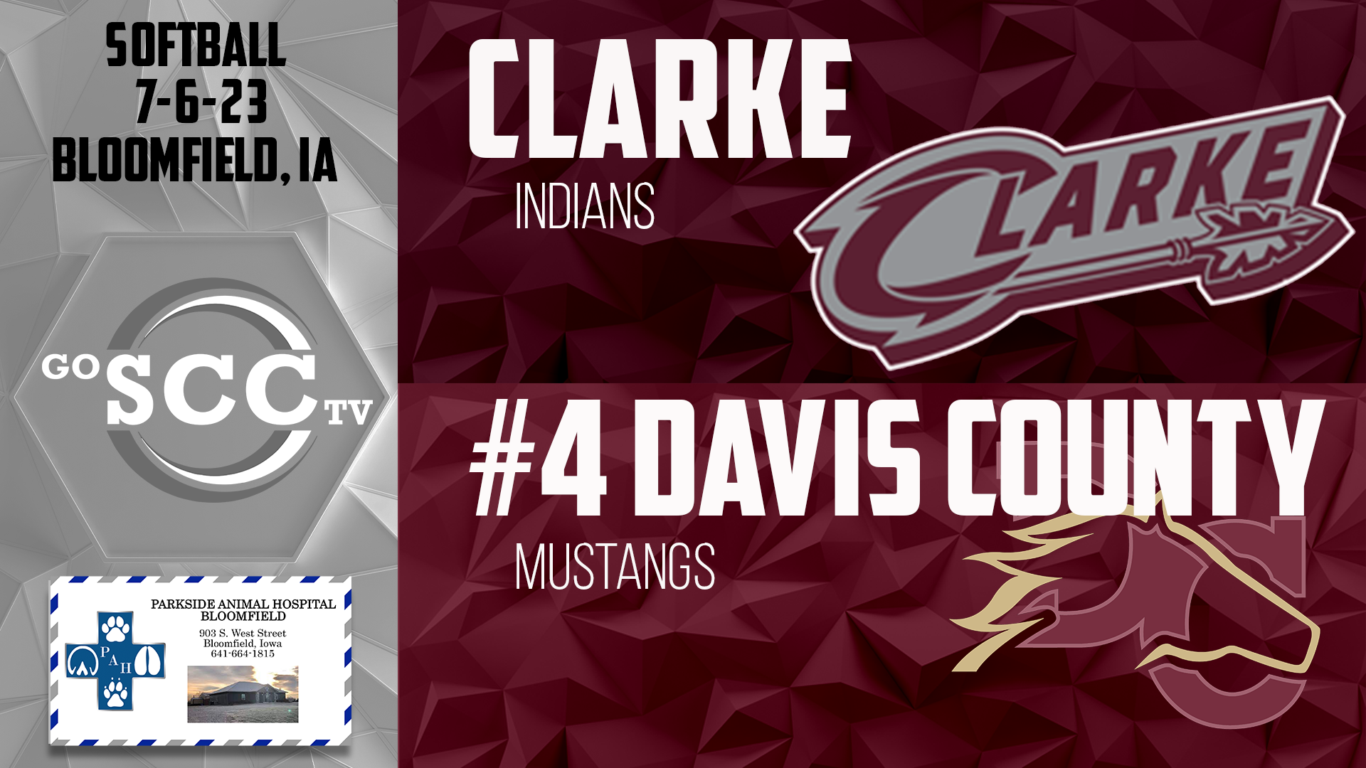 Davis County vs Clarke Post Season Softball 7-6-23