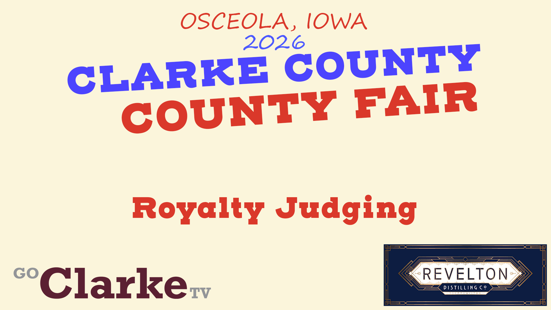 Clarke County Fair - Royalty Judging - 7-11-26