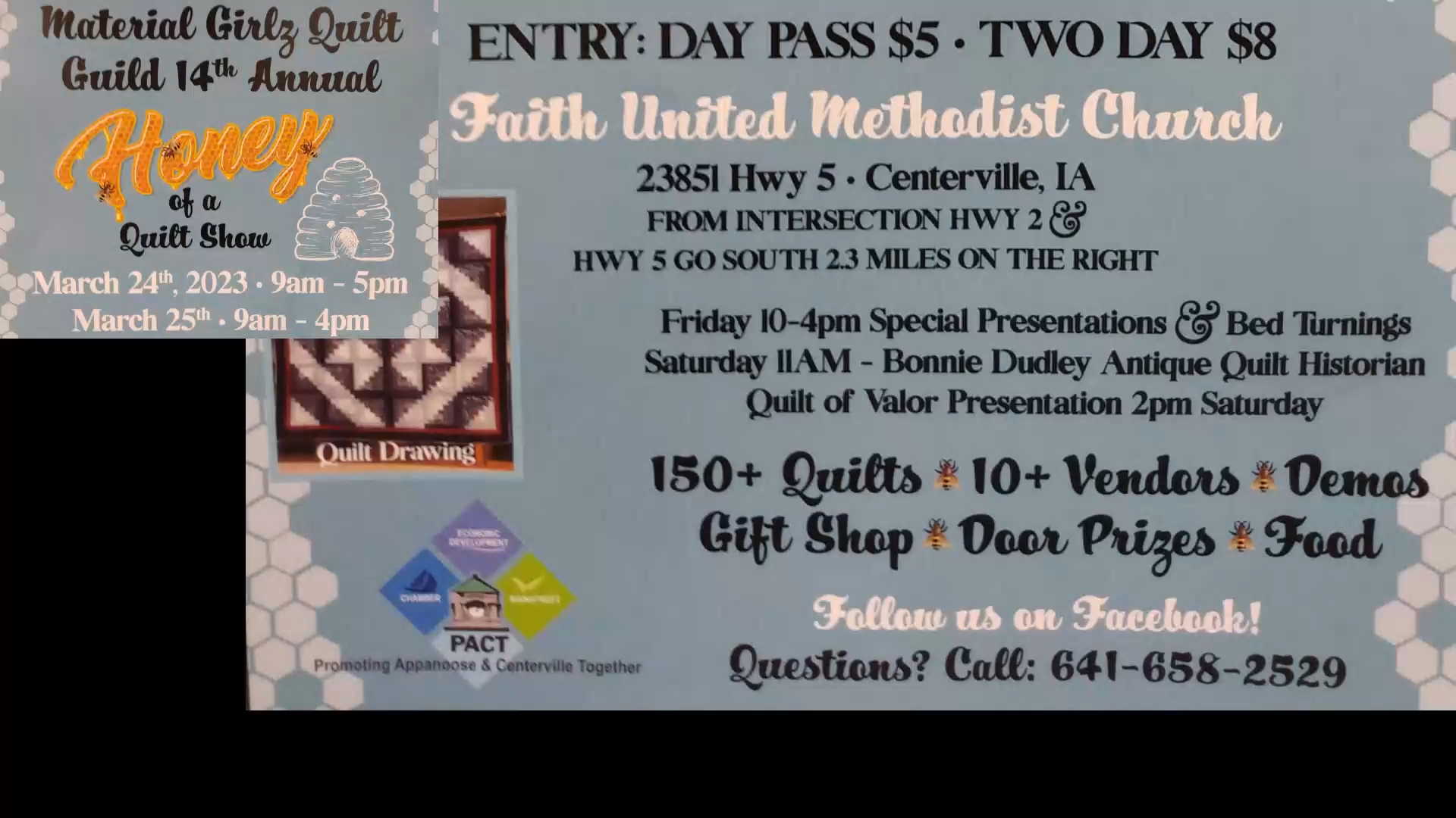 Material Girlz Quilt Guild 14th Annual Show