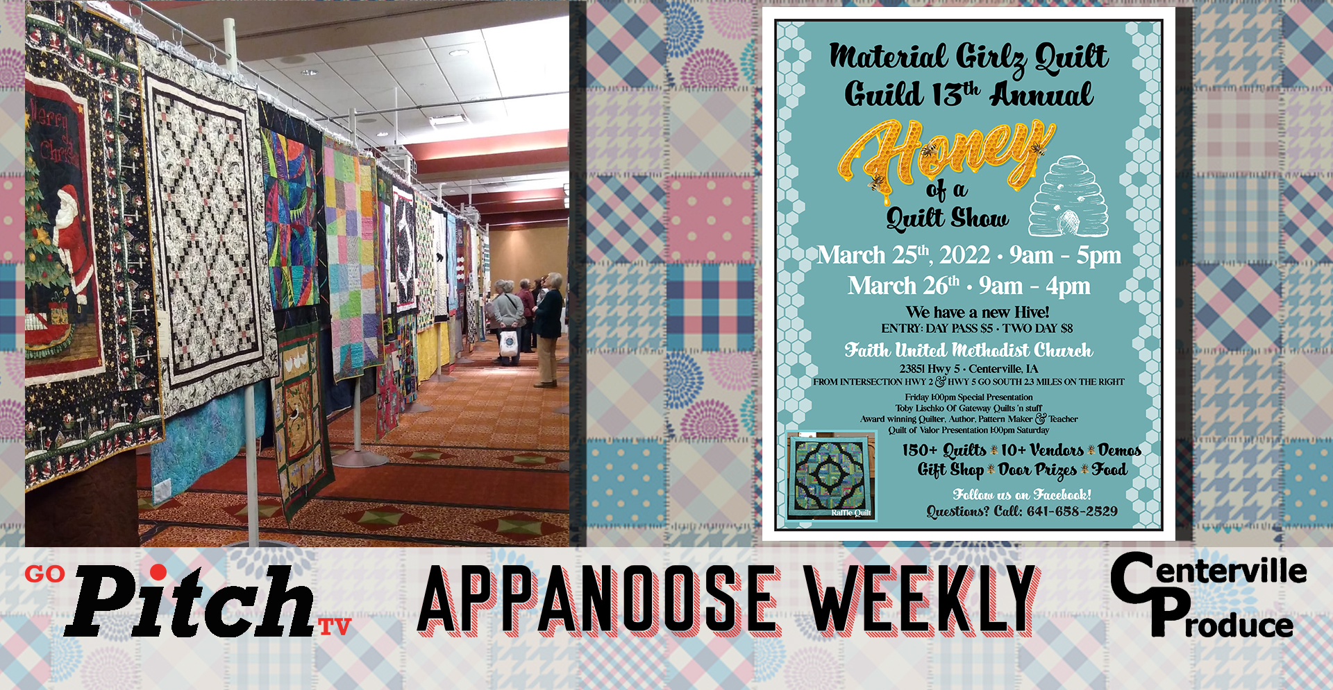 Upcoming Honey of a Quilt Event
