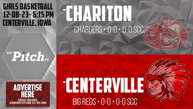 Centerville Girls Basketball vs Chari...