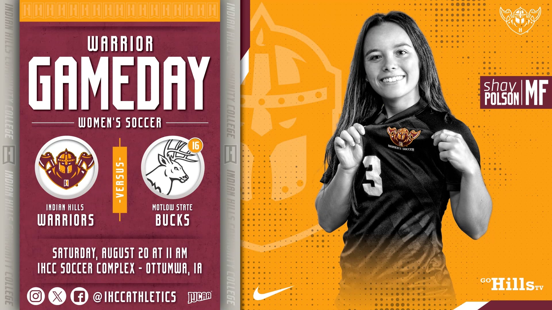 8-20-23 IHCC Women's Soccer vs #16 Motlow State