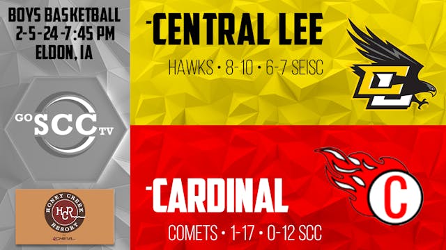 Cardinal Boys Basketball vs Central L...