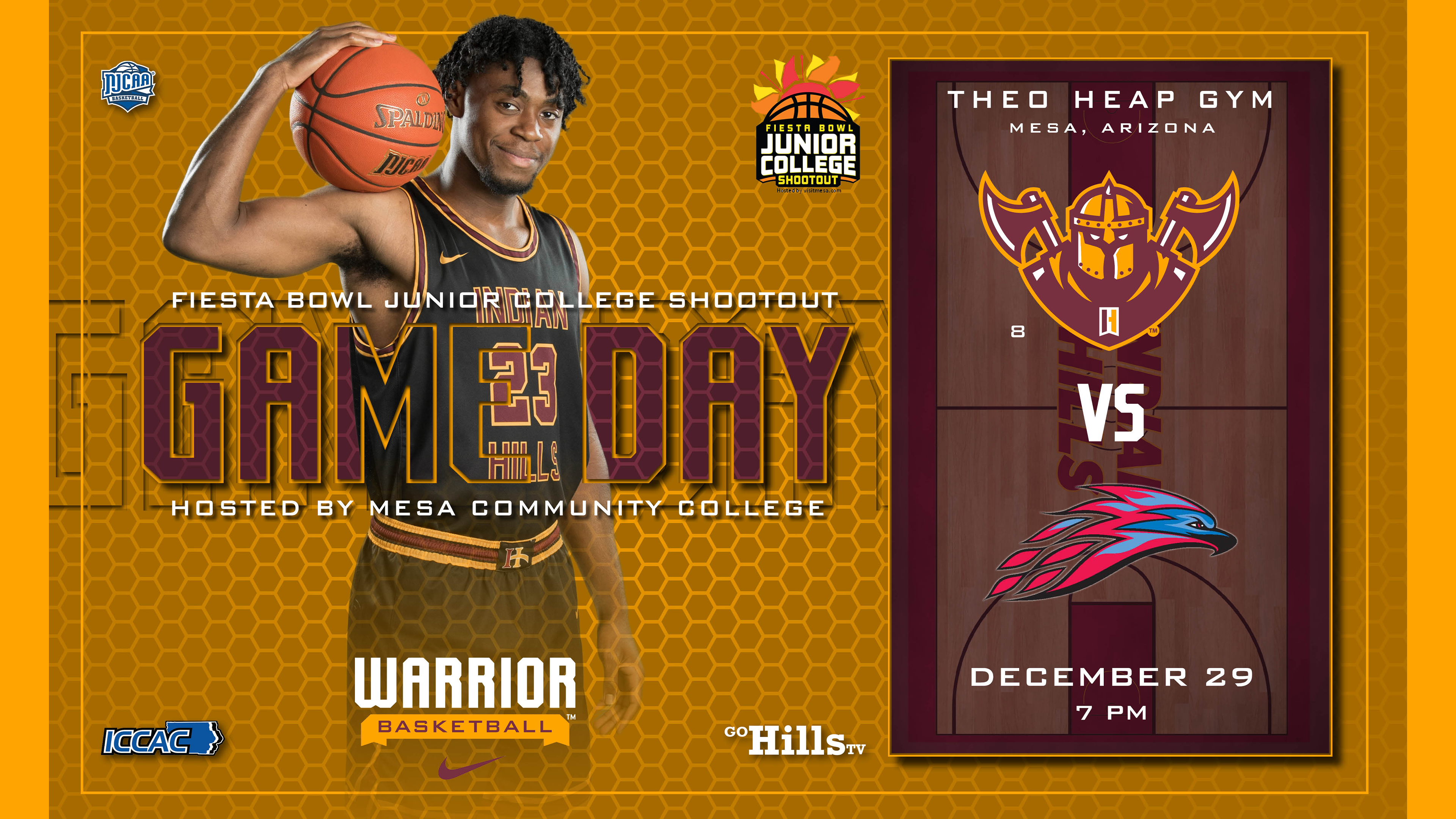 12-29-21 IHCC Men's Basketball vs Mesa