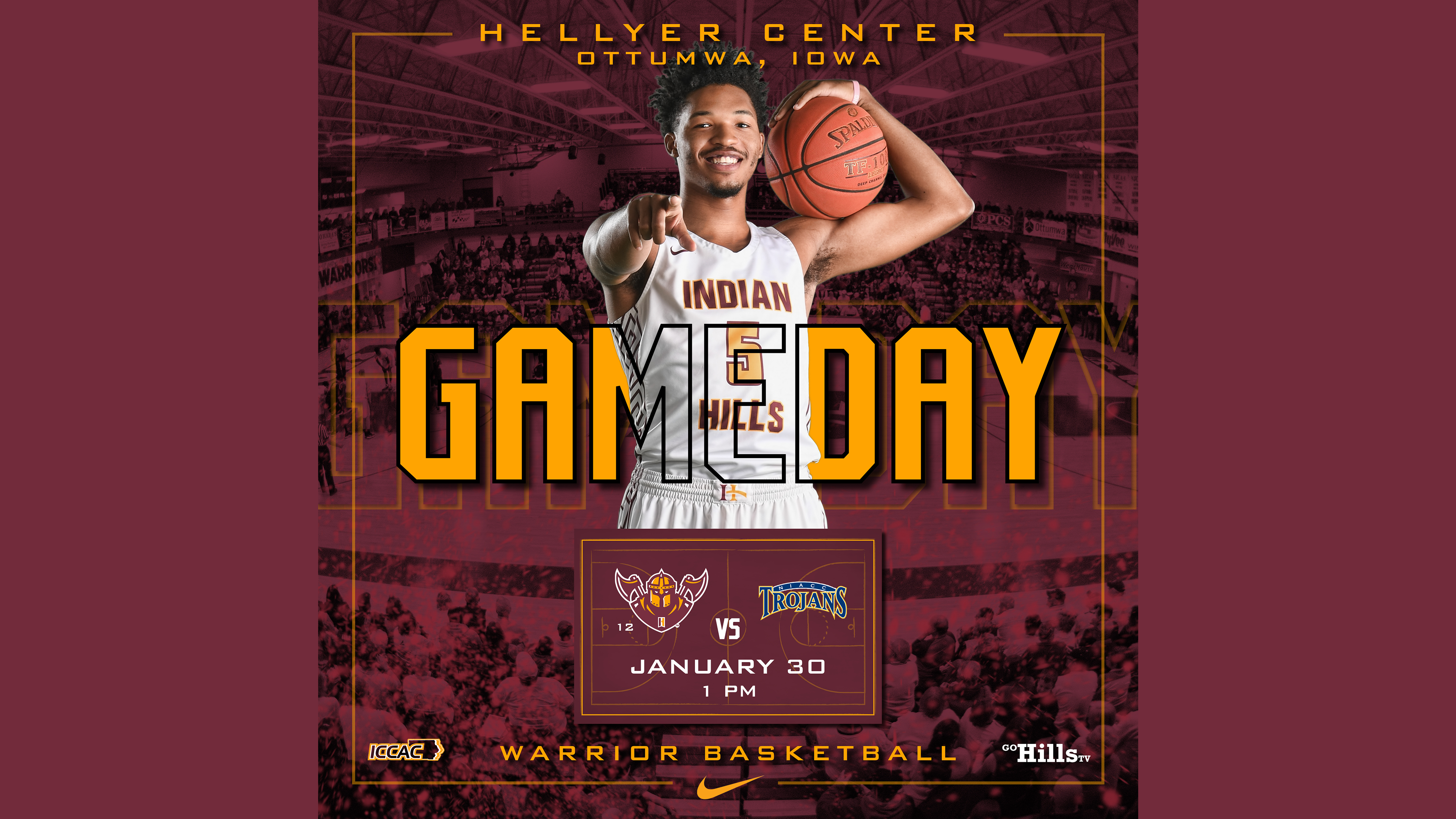 1-30-21 IHCC Men's Basketball vs NIACC