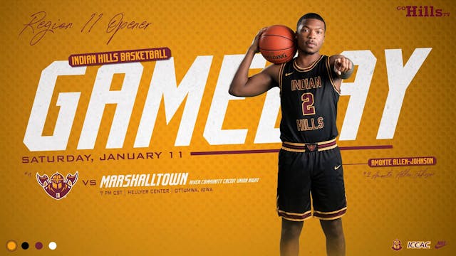 1-11-25 IHCC Men's Basketball vs Mars...