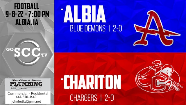 Chariton Football vs Albia 9-8-23 