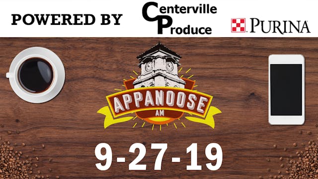 Appanoose AM- 9-27-19