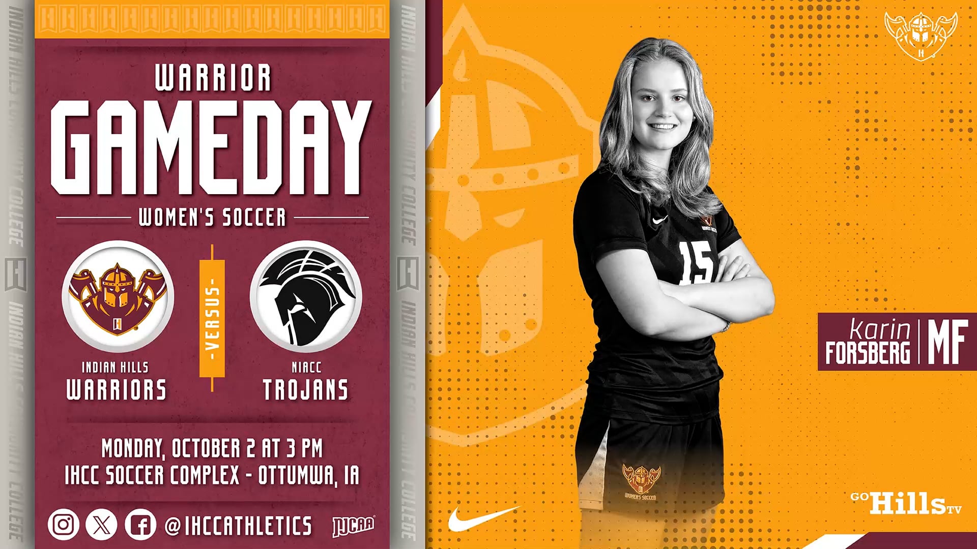 10-2-23 IHCC Women's Soccer vs NIACC