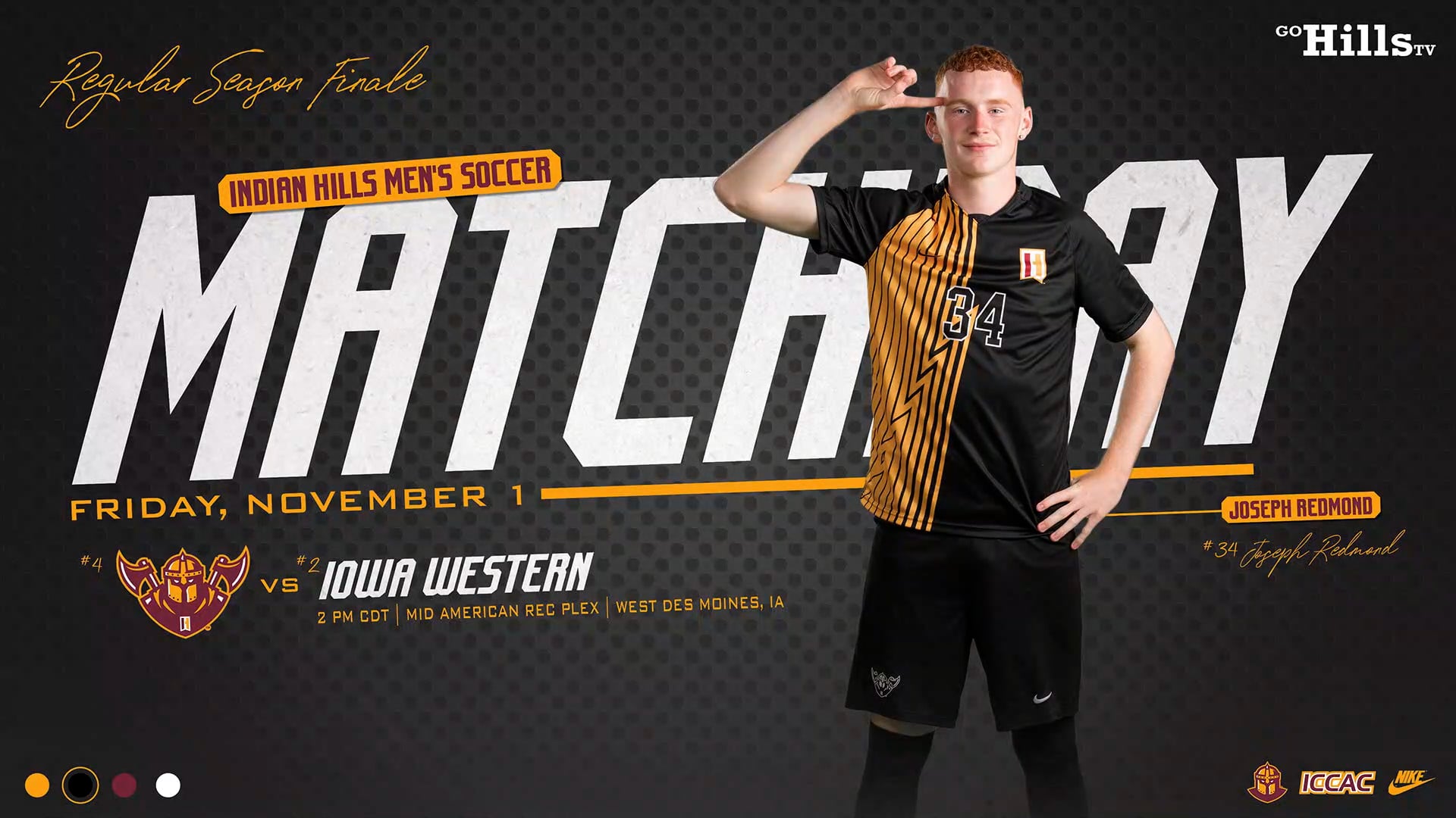 IHCC vs Iowa Western Mens Soccer 11-1-24