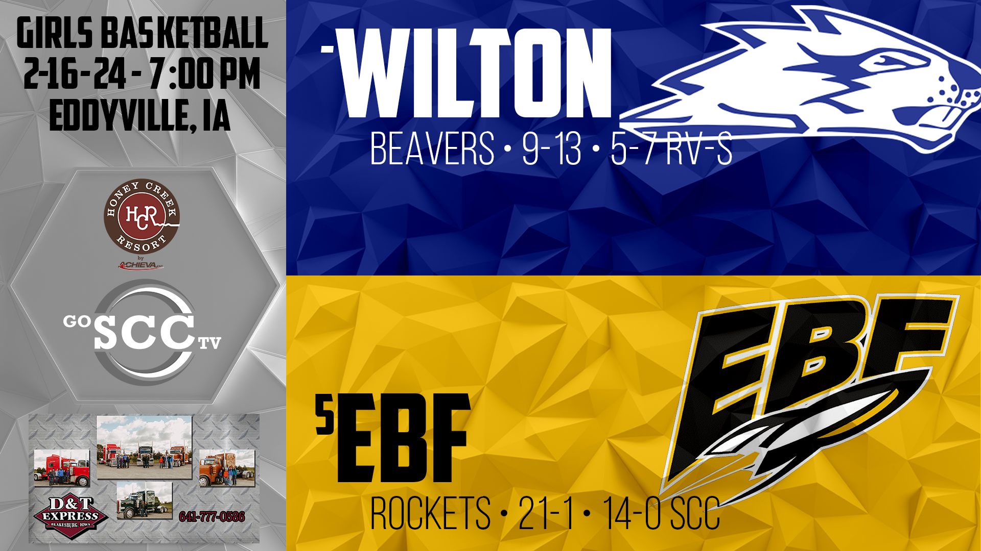 EBF Girls Basketball vs Wilson 2-16-24 POST SEASON