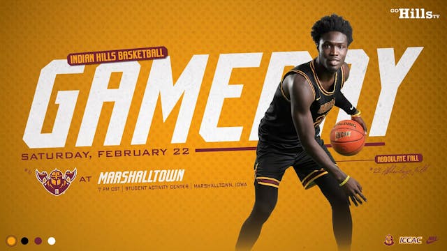 2-22-25 IHCC Men's Basketball @ Marsh...