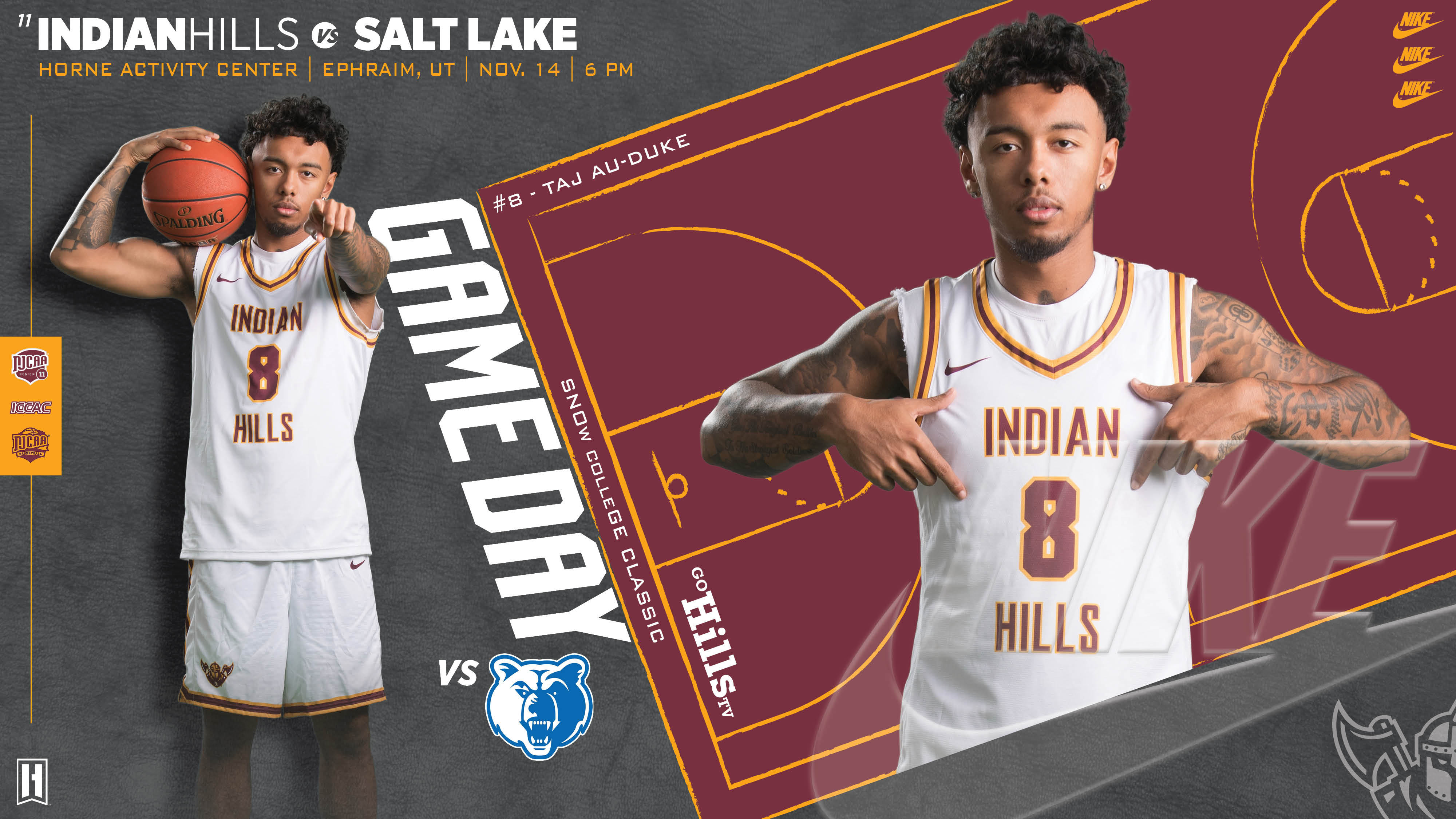 IHCC Men's Basketball @ Salt Lake 11-14-25